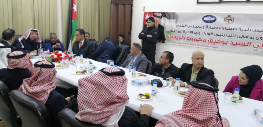 كريشان يتفقد عددا من بلديات البادية الشمالية الشرقية