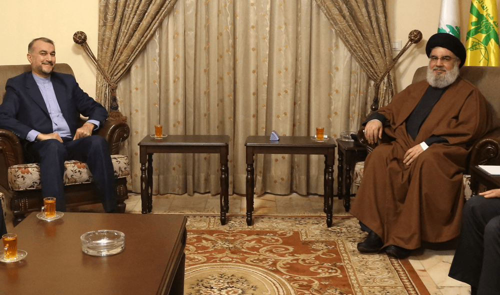 وزير خارجية إيران يلتقي نصر الله