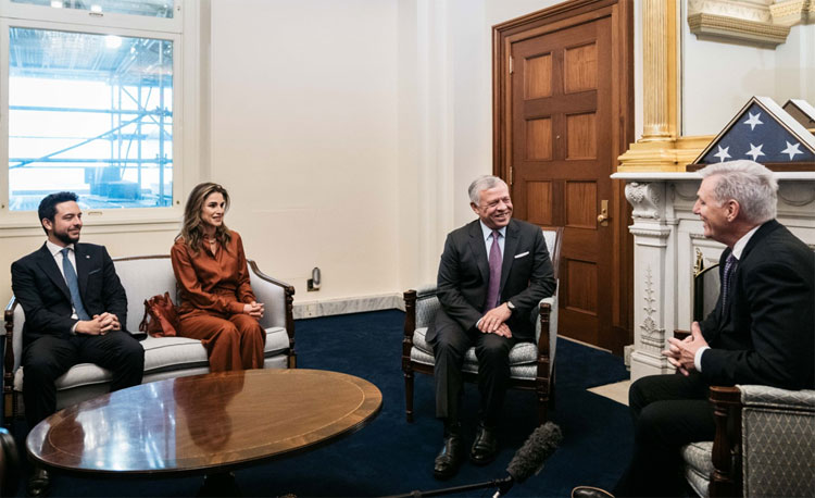 صورة حول : الملك يلتقي رئيس مجلس النواب الأميركي وقيادات المجلس الملك يلتقي رئيس مجلس النواب الأميركي وقيادات المجلس