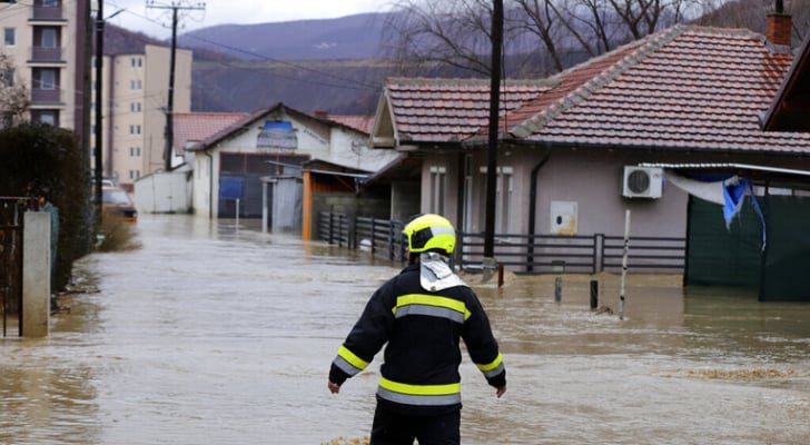 الفيضانات تجتاح دول البلقان