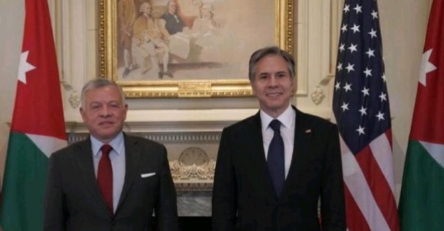 صورة حول : تفاصيل اجتماع الملك بوزير الخارجية الأمريكي في واشنطن تفاصيل اجتماع الملك بوزير الخارجية الأمريكي في واشنطن