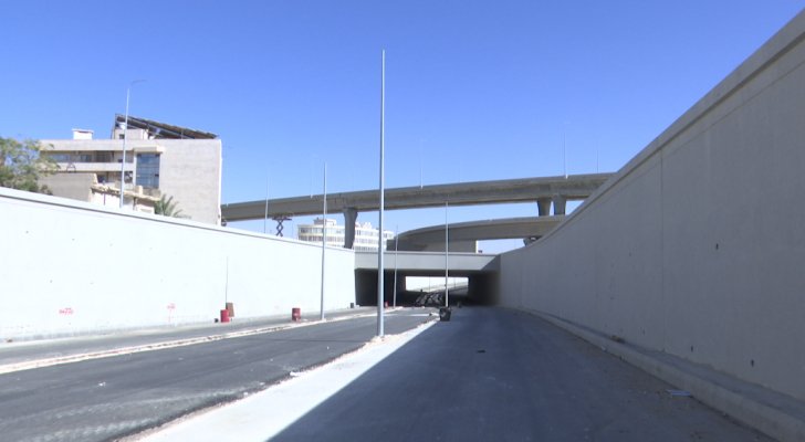 انجاز الجسر الثاني في مشروع تقاطع الإرسال