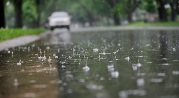 إربد تسجل أعلى مجموع مطري في الحالة الجوية الحالية