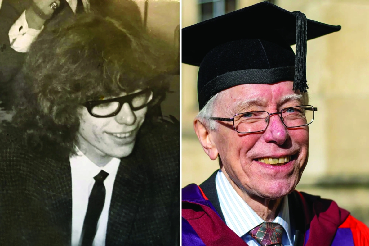 بريطانيا..طالب عمره 76 عاما ينال الدكتوراه بعد نصف قرن - صورة