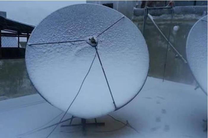 حل مشكلة انقطاع الإشارة عن الرسيفر أثناء الثلوج