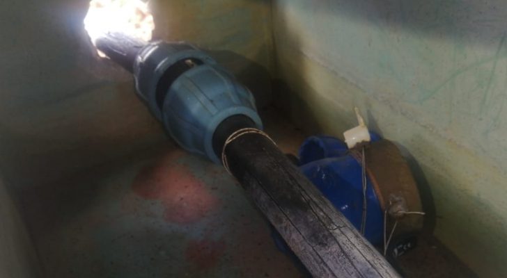 ضبط اعتداءات على خطوط مياه رئيسية في مأدبا