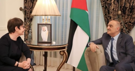 الخصاونة يستقبل رئيسة البنك الأوروبي لإعادة الإعمار والتنمية