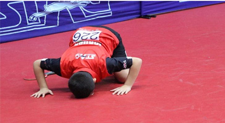 ركان الزعبي يحل وصيفاً في بطولة العراق لكرة الطاولة