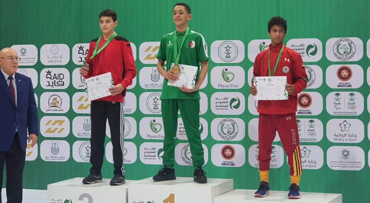 فضية أردنية في البطولة العربية للمصارعة