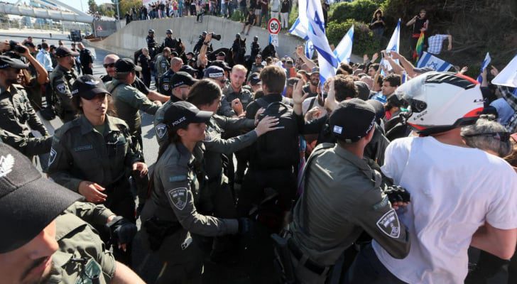 مظاهرتان منفصلتان ضد زيارة نتنياهو لبريطانيا