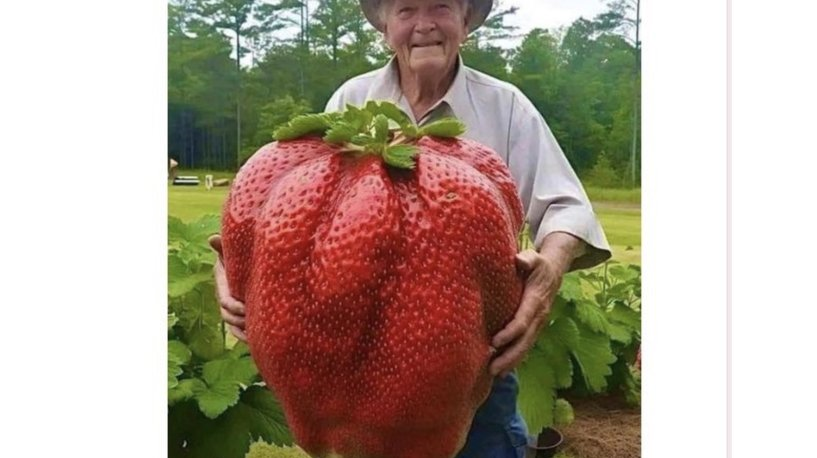 'أكبر ثمرة فراولة'.. حقيقة صورة اجتاحت مواقع التواصل