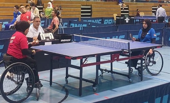 ميداليات ملونة للأردن في بطولة النادي الوطني الدولية لكرة الطاولة البارالمبية