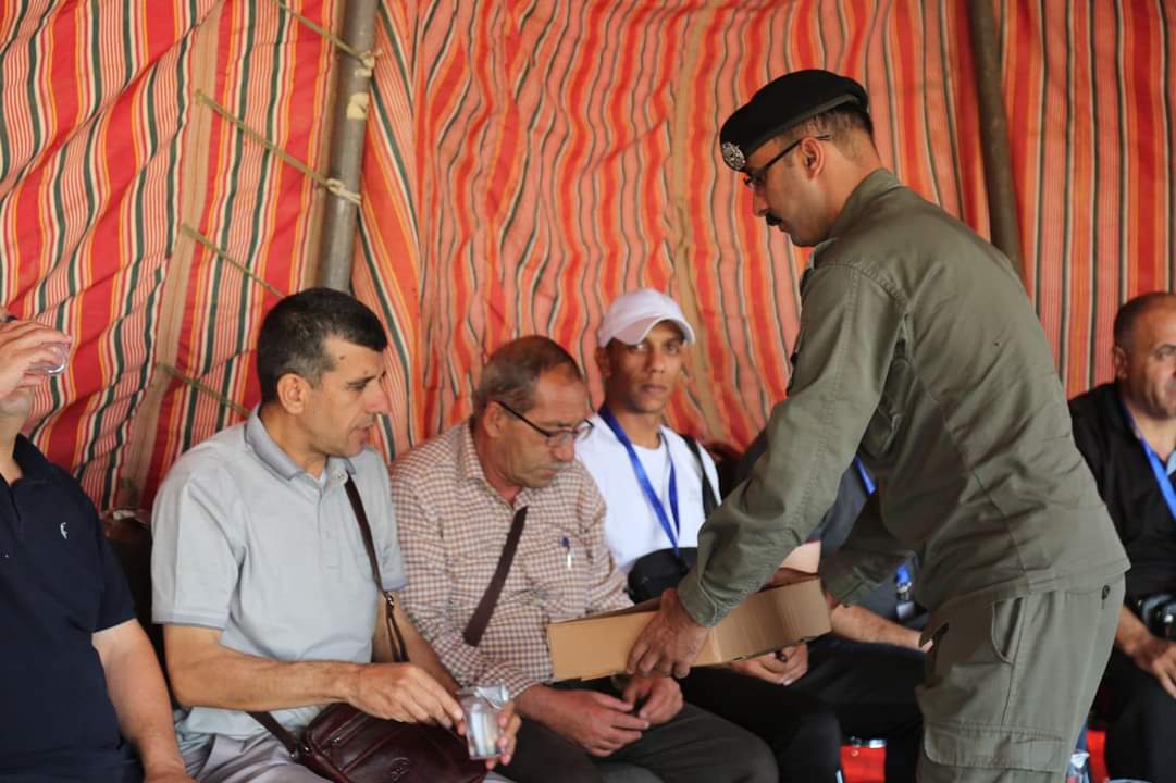 بالصور... نشامى الأمن العام وضيوف الرحمن من فلسطين