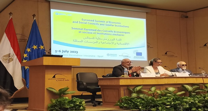 الاقتصادي والاجتماعي يشارك في القمة الأورومتوسطية 2023