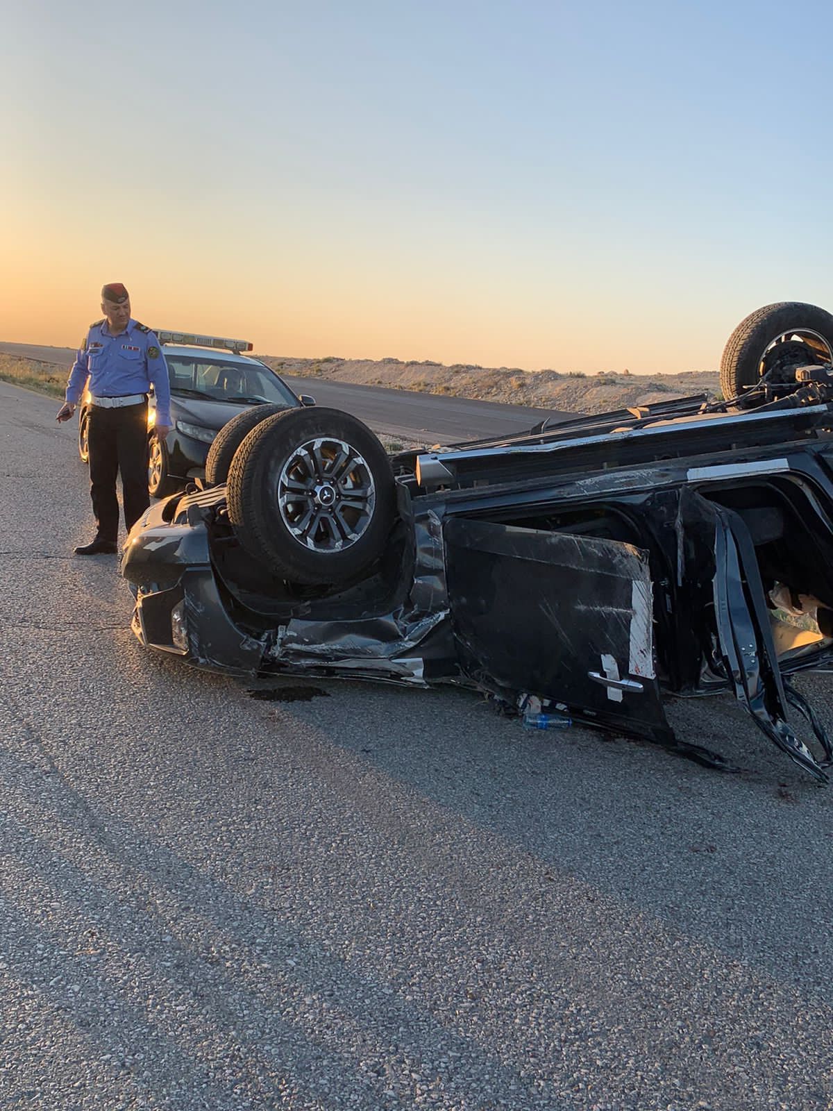 صورة حول : وفاتان بتدهور مركبة شحن على طريق مريغا وفاتان بتدهور مركبة شحن على طريق مريغا