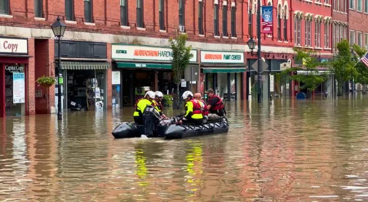 بايدن يعلن حالة الطوارئ في ولاية فيرمونت بسبب الفياضانات