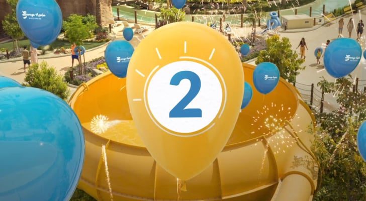 سرايا العقبة ووتربارك تحتفل بالذكرى السنوية الثانية