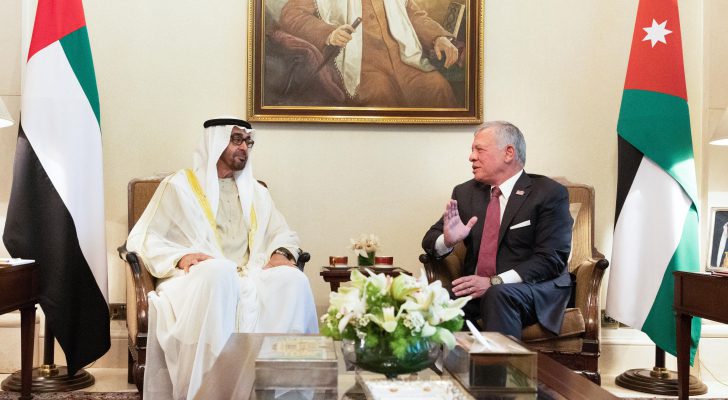 تفصيلات لقاء الملك ورئيس دولة الإمارات العربية