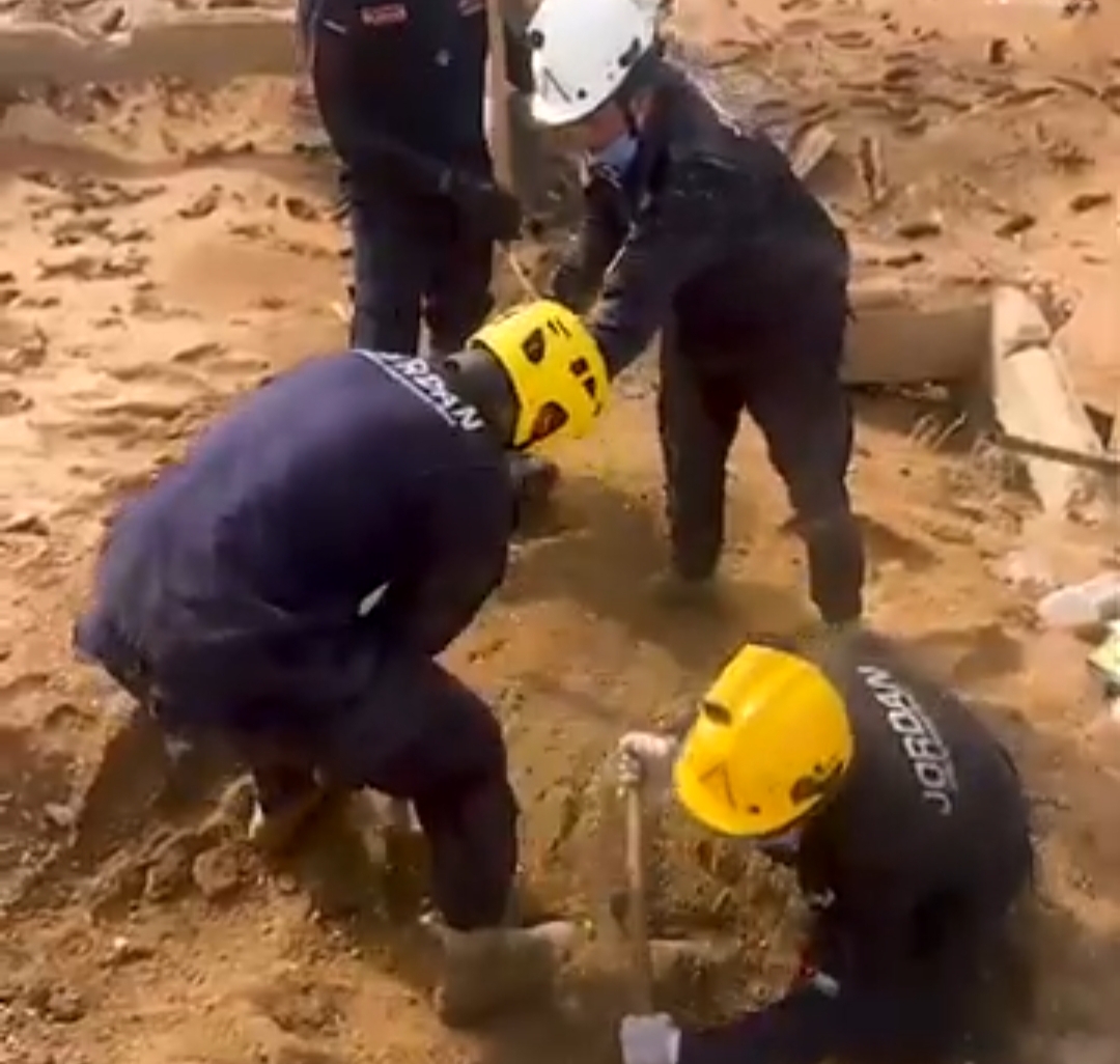 فيديو وصور .. مشاركه فريق الانقاذ الدولي الاردني مع اهلنا في ليبيا