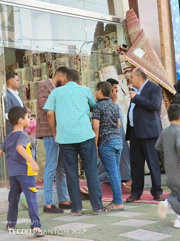 فيديو وصور ... برعاية الحاج توفيق ورد للسجاد والموكيت تفتتح فرعها التاسع بمدينة المفرق