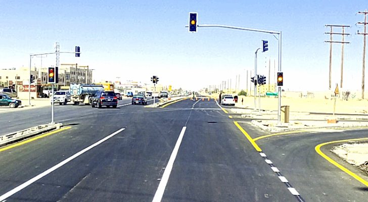 الأشغال: الانتهاء من مشروع إعادة تأهيل جزء من طريق المفرق الصفاوي