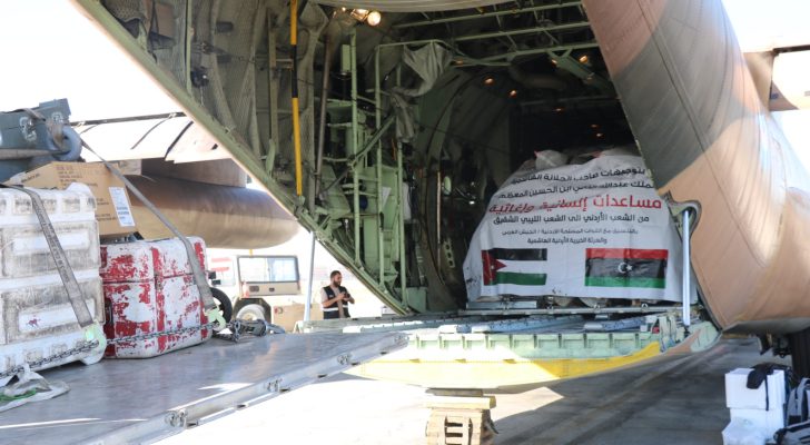 تسيير طائرة إغاثة أردنية جديدة إلى ليبيا