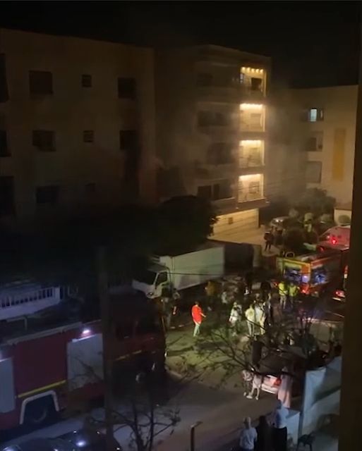 الدفاع المدني يتعامل مع حريق شقة في عمان