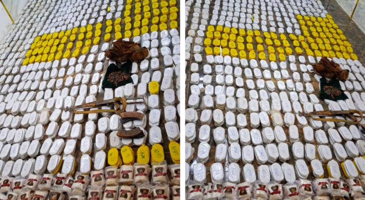 الجيش العربي: مقتل مهرب وإصابة آخرين وإحباط تهريب كميات كبيرة من المخدرات