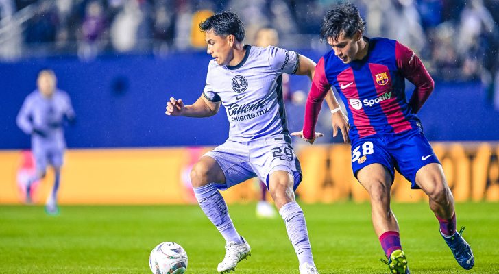 برشلونة يخسر وديا امام كلوب أمريكا المكسيكي