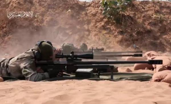 صورة حول : القسام: تمكنا من قنص جنديين من قوات الاحتلال ببندقية "الغول" شرق مدينة خان يونس القسام: تمكنا من قنص جنديين من قوات الاحتلال ببندقية "الغول" شرق مدينة خان يونس