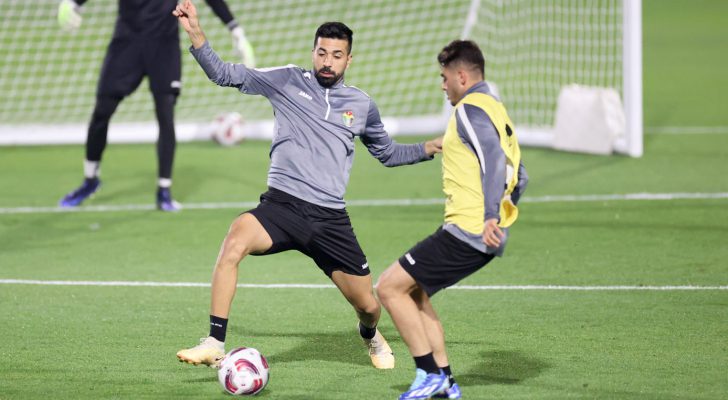 منتخب النشامى يصعد تحضيراته لمواجهة ماليزيا في كأس آسيا