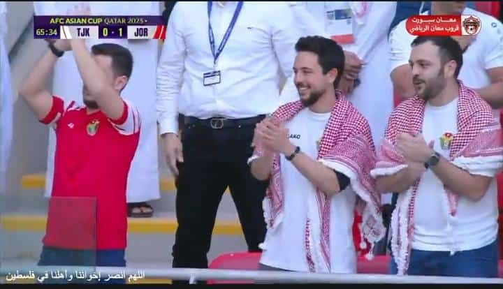ولي العهد يهنئ النشامى بالتأهل التاريخي في أرض الملعب