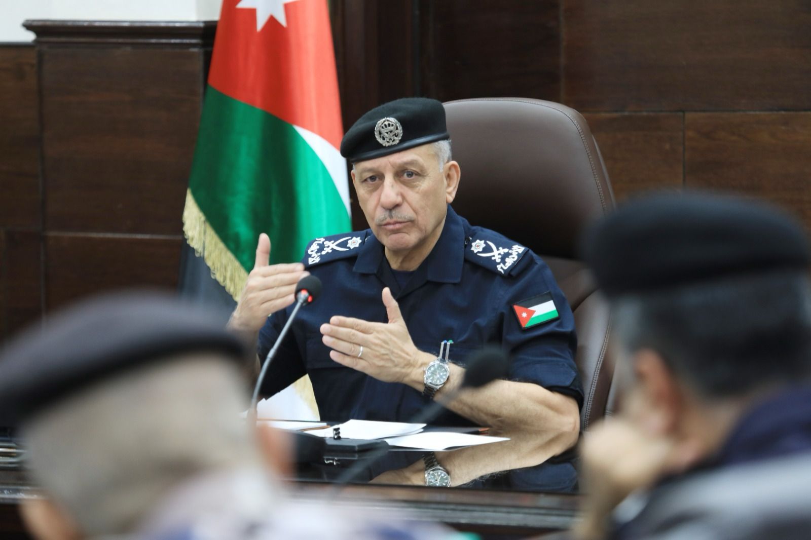 مدير الأمن العام يزور مديرية الدفاع المدني