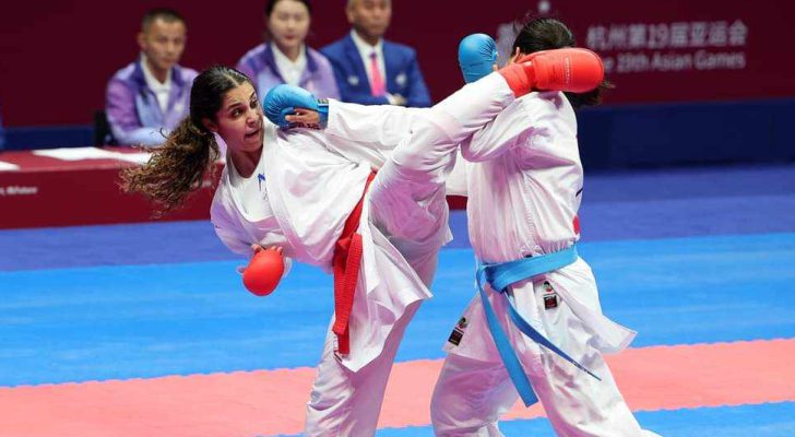 جود الضروس تحصد فضية الدوري العالمي للشباب بالكراتيه