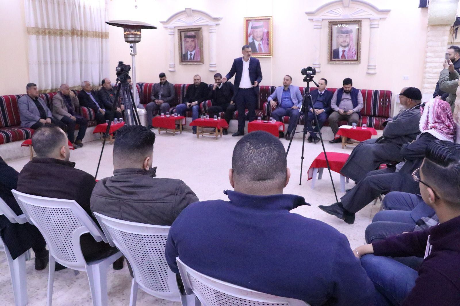 ديوان عشيرة الحتاملة في اربد يستضيف حزب إرادة .. فيديو وصور