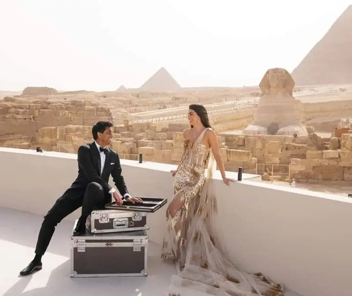 صورة حول : زفاف أسطوري لثري هندي أقيم في قلب الأهرامات زفاف أسطوري لثري هندي أقيم في قلب الأهرامات