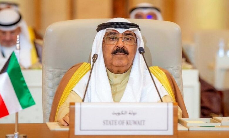 أمير دولة الكويت مشعل الصباح في زيارة للأردن