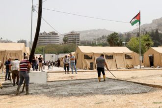 المستشفى الميداني الأردني نابلس/2 يجري أعمال توسعة للمستشفى