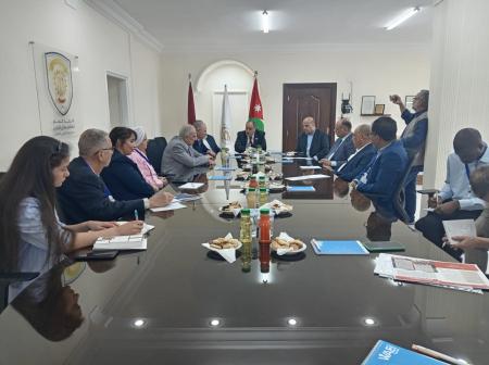 "رئيس النقابات" الأردنية يلتقي بوفد SOLiD II