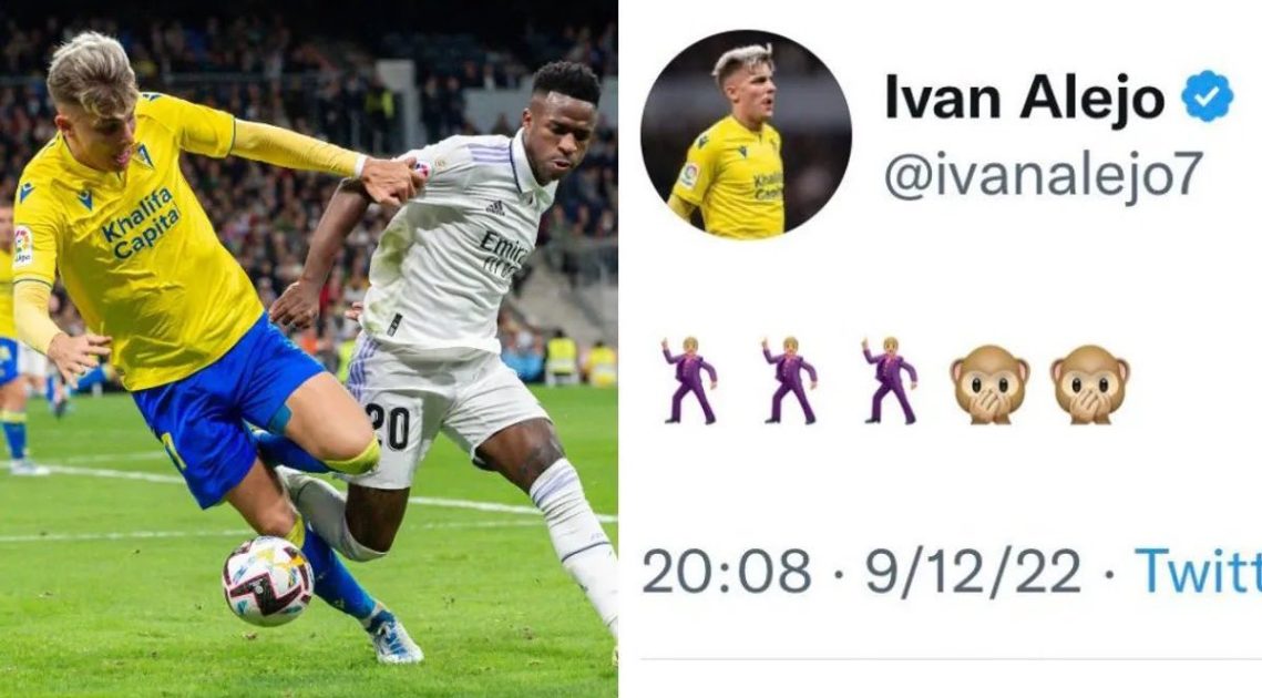 لاعب قادش يعتذر مِن لاعب مدريد فينيسيوس جونيور