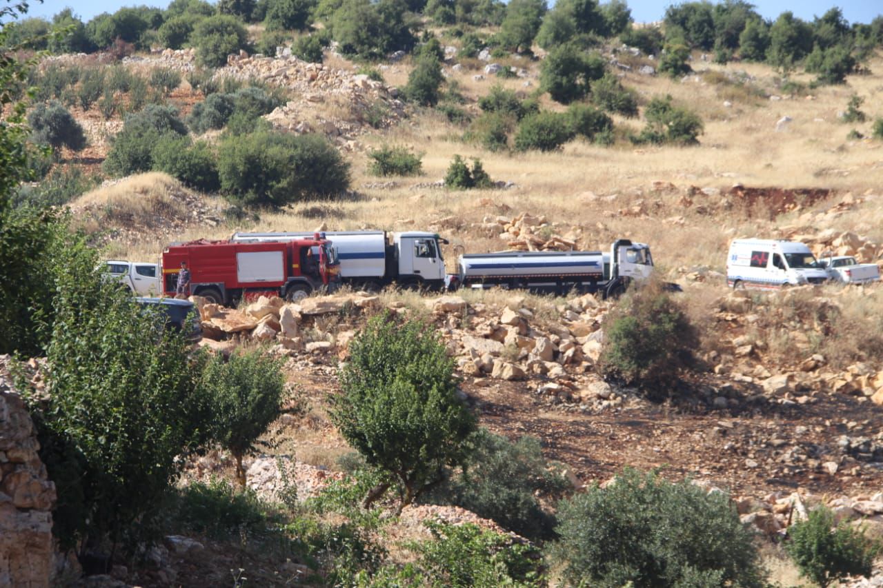 إخماد الحريق في عجلون بمشاركة طائرات سلاح الجو الملكي