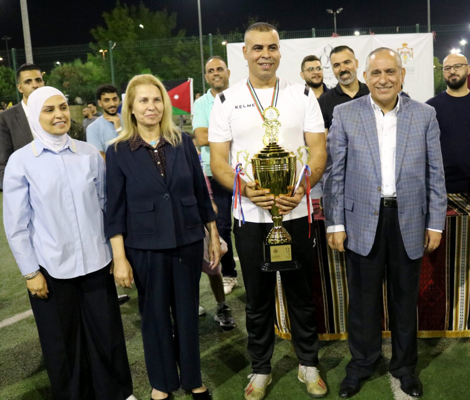 وزارة العدل تختتم بطولة اليوبيل الفضي لخماسيات كرة القدم