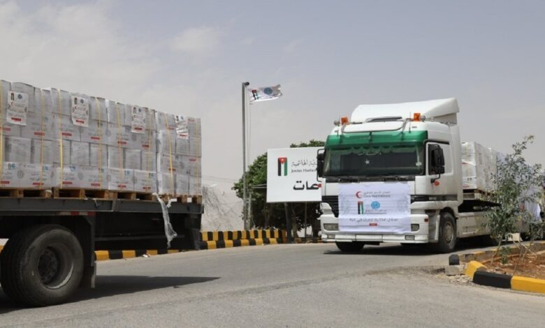 صورة حول : قافلة مساعدات أردنية جديدة تعبر إلى غزة يوم الاثنين قافلة مساعدات أردنية جديدة تعبر إلى غزة يوم الاثنين