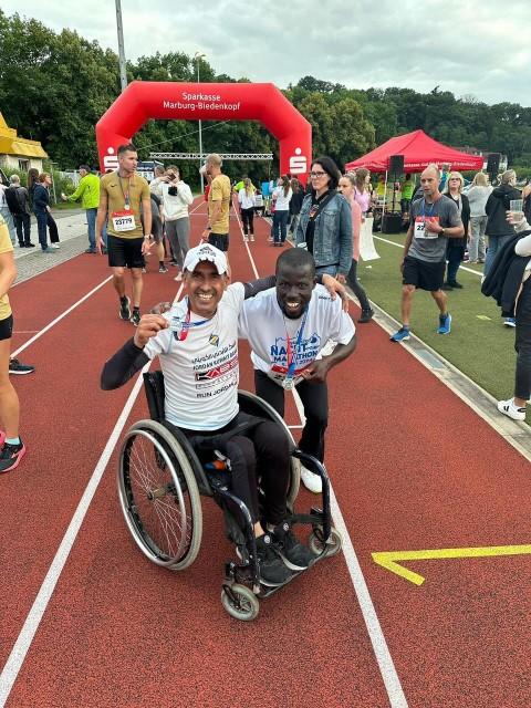 "السوالمة" البطل الأردني يحقق الميدالية الذهبية في ماراثون ماربورغ