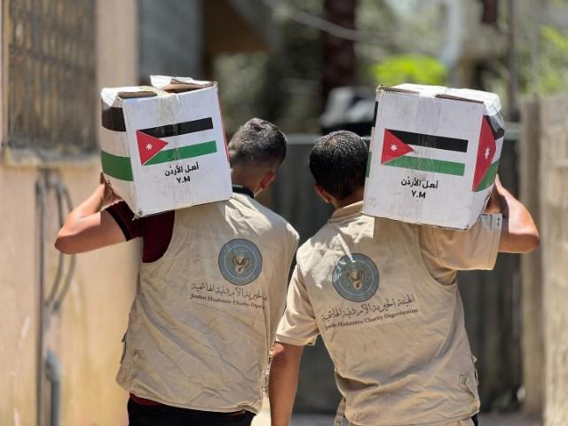 الاردن يكشف حجم المساعدات المرسلة الى غزة