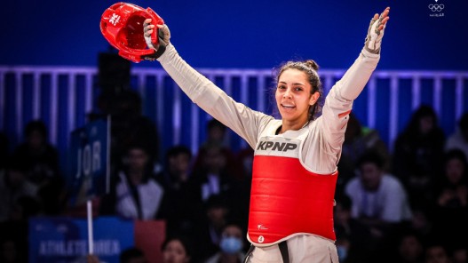 عاجل||لاعبة التاكواندو الأردنية راما ابو الرب تصل إلى ربع النهائي