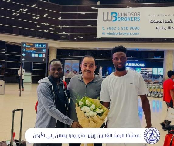 نادي الرمثا يستقبل لاعبين أفارقة استعداداً للموسم الجديد