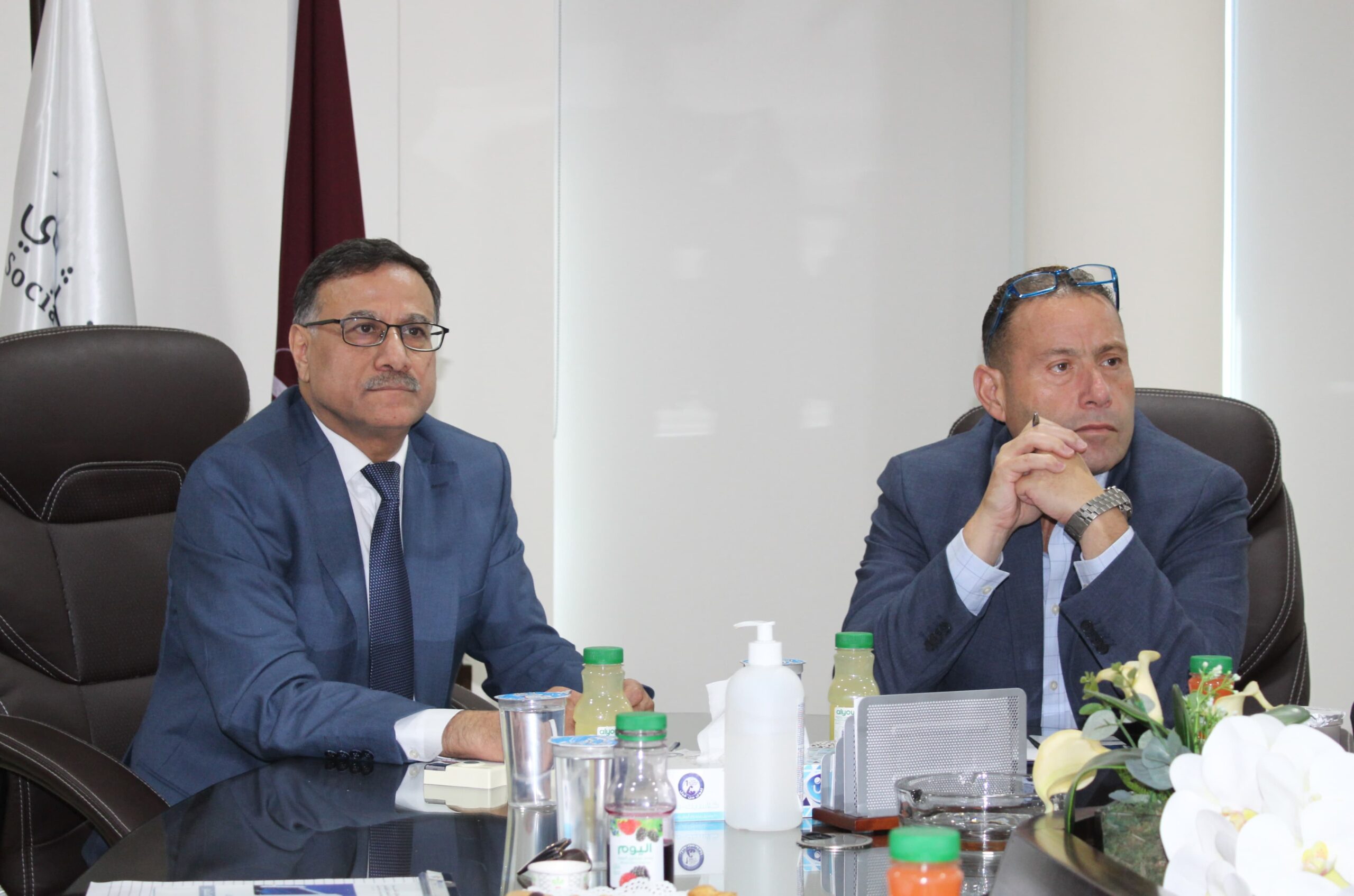 صندوق استثمار أموال الضمان الاجتماعي يلتقي المجموعة الاردنية للمناطق الحرة والتنموية