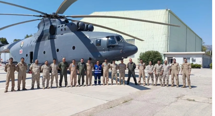 القوات المسلحة الأردنية تشارك في اخماد الحرائق في اليونان