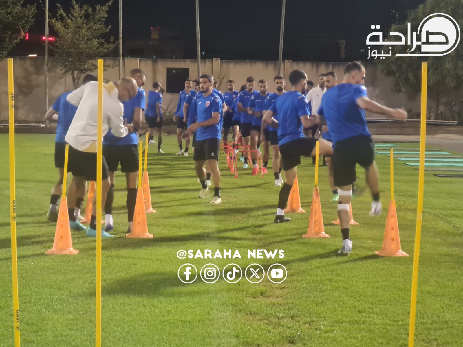 النشامى يجري مرانه الأخير قبل موقعة الكويت (صور)